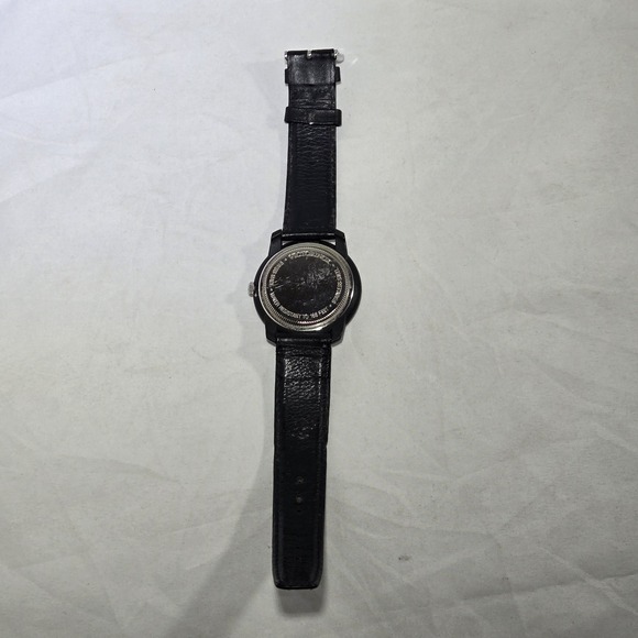 Victorinox Swiss Army Renegade Watch Men 38mm Black Dial Date Leather Strap - Picture 3 of 4